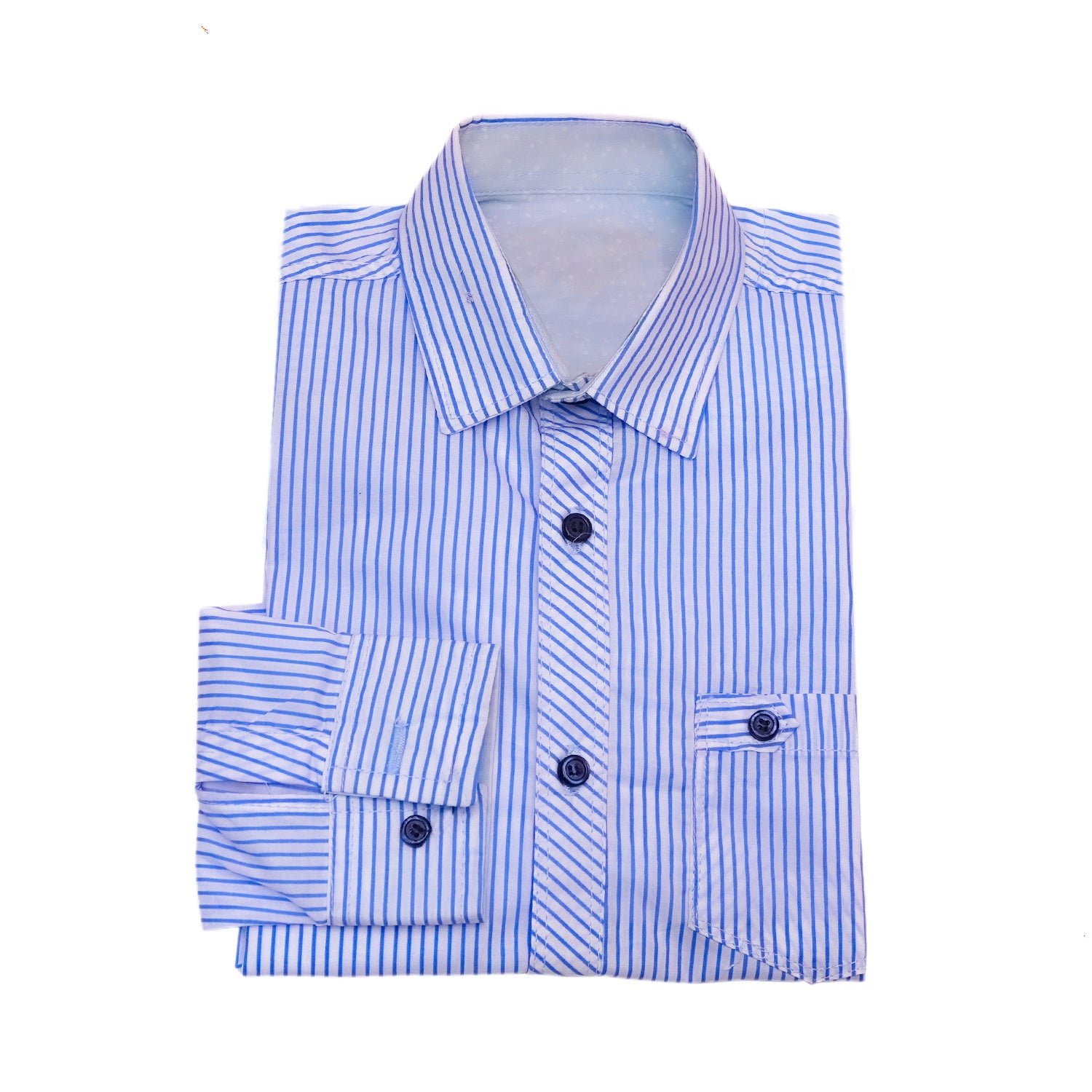 Sky Blue Casual Cotton Shirt for Kids | SHAH ROBE - Shah Robe