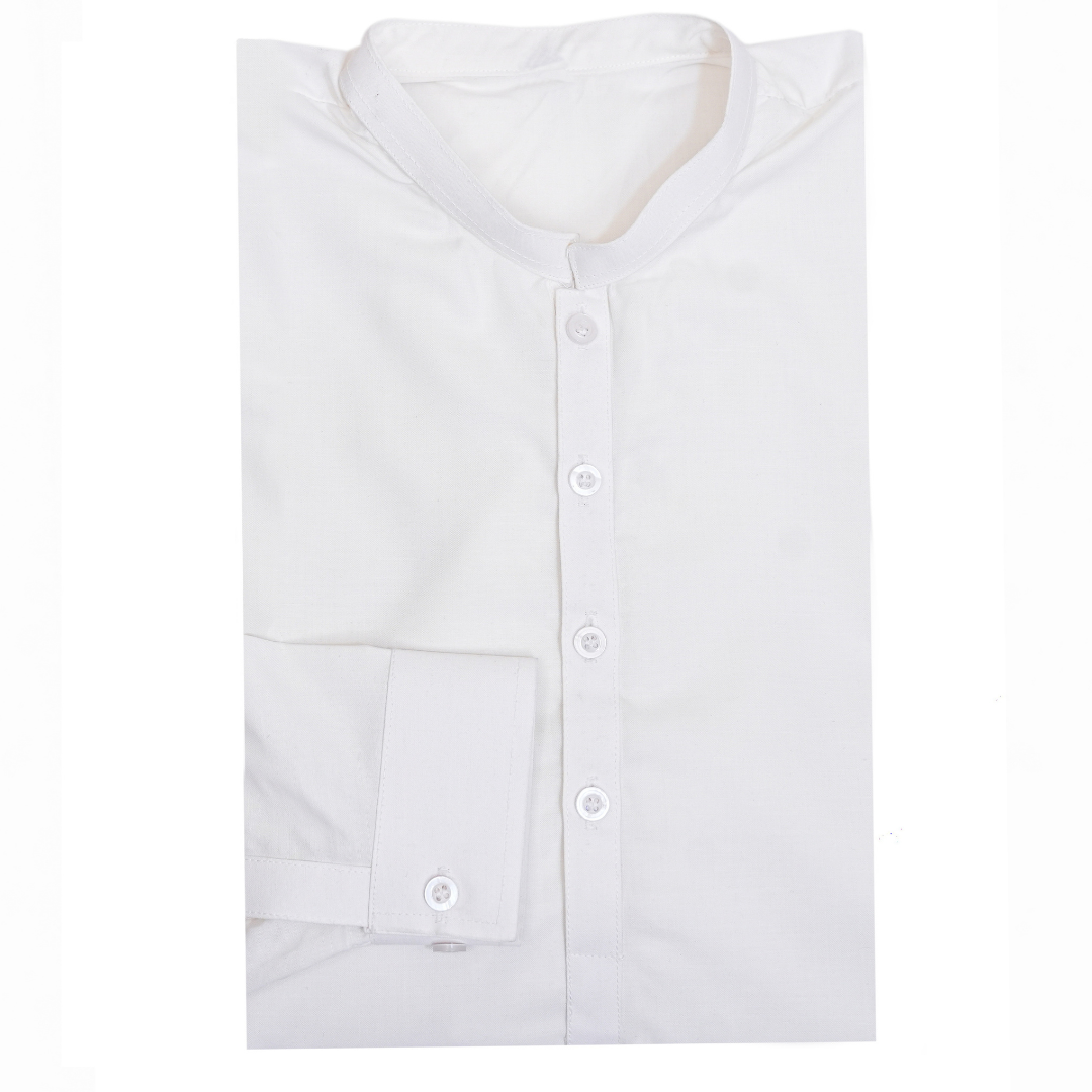 Classic White Italian Boski Kurta for Men – SHAH ROBE