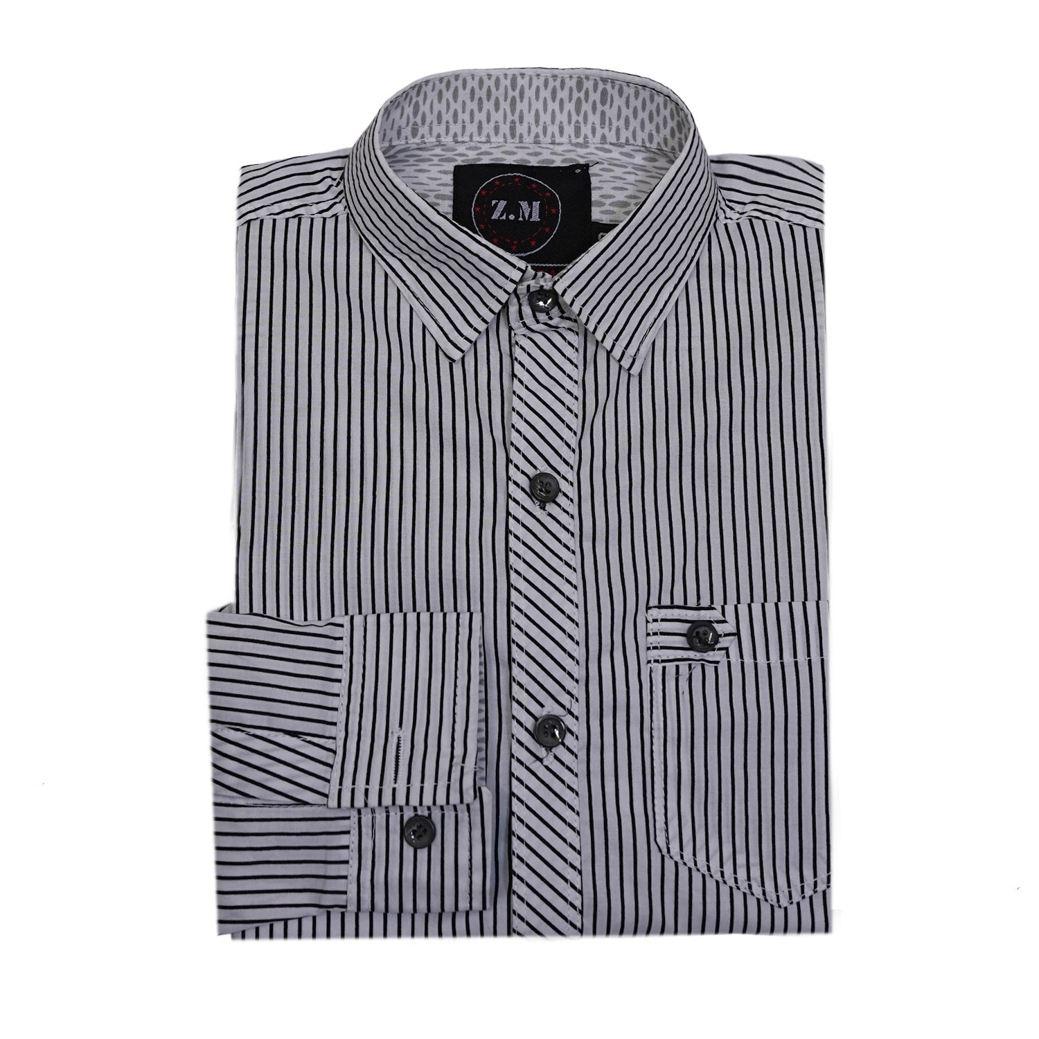 Stripped Cotton Shirt for Kids | SHAH ROBE