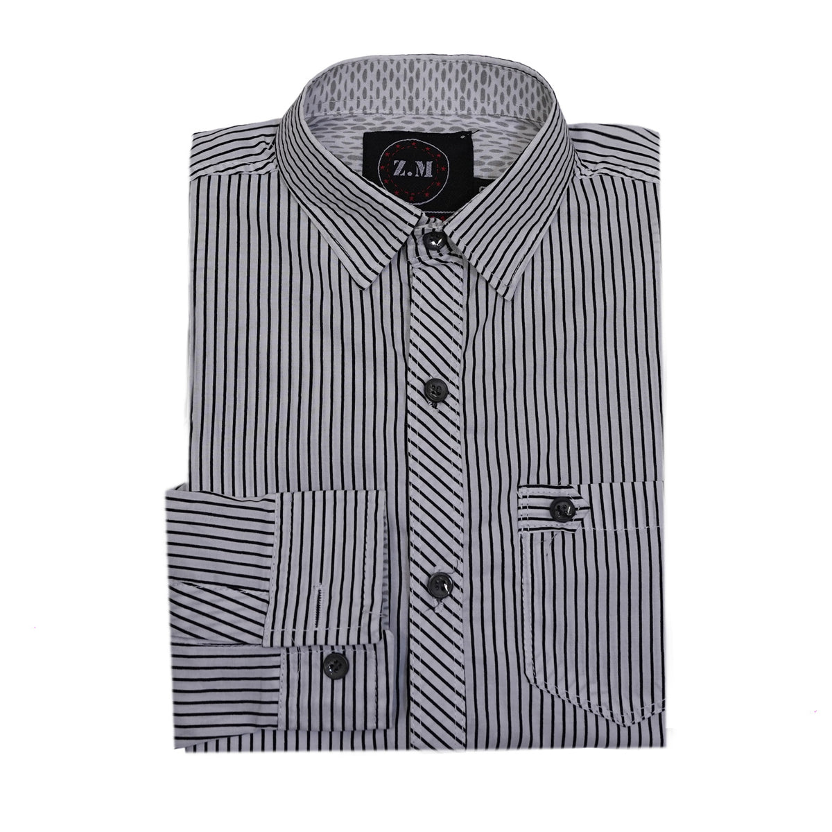 Stripped Cotton Shirt for Kids | SHAH ROBE