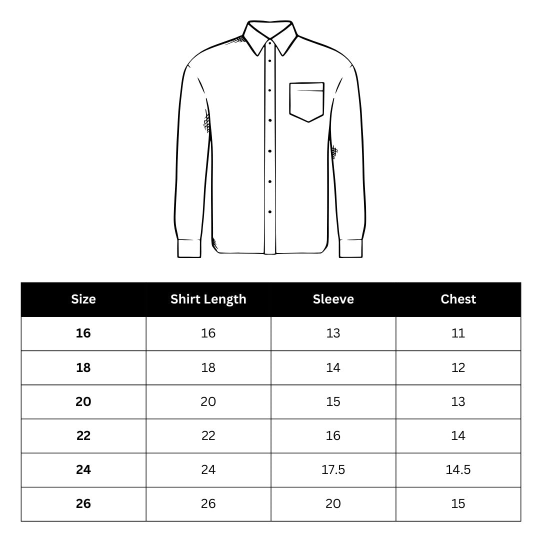 Navy Blue Cotton Casual Shirt for Boys – Smart Daily Wear | SHAH ROBE - Shahrobe